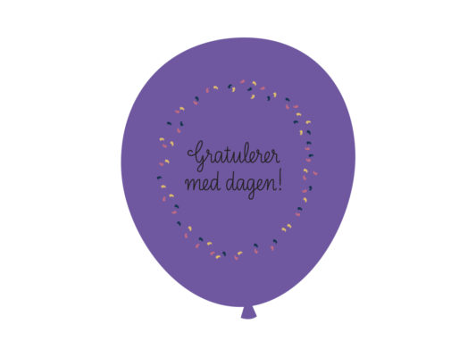 Gratulere med dagen - Lilla