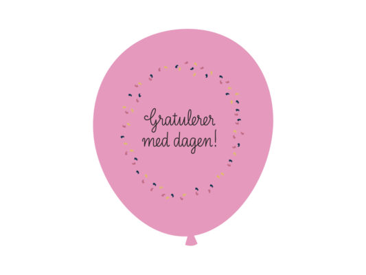 Gratulere med dagen - Rose Rød
